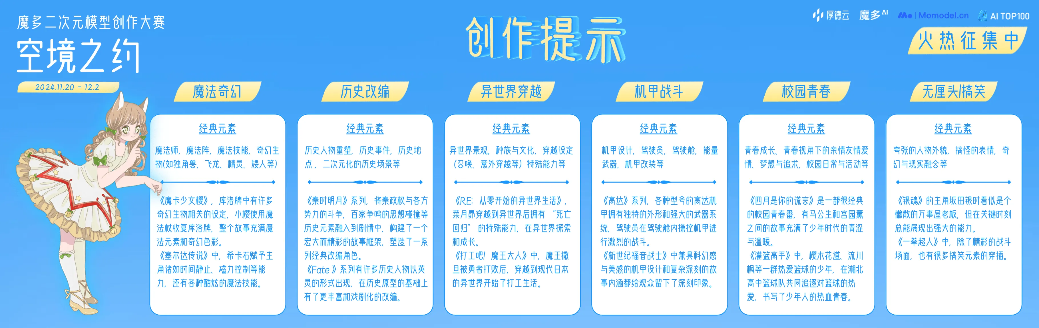 图片[4]-魔多二次元模型创作大赛「空境之约」火爆开启-设计比赛网-设计大赛/设计竞赛/设计比赛信息/赛事征集/比赛资讯